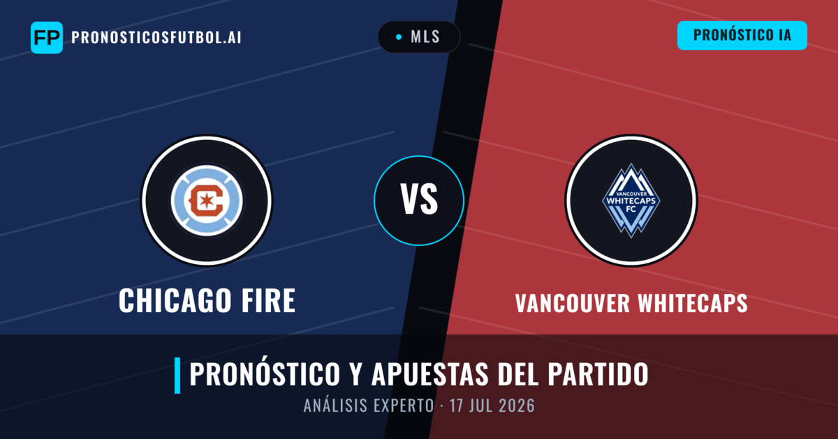 Chicago Fire vs Vancouver Whitecaps — pronóstico y previa del partido