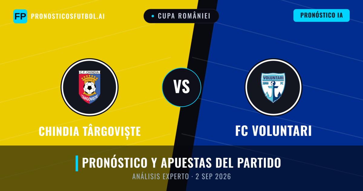 Chindia Târgoviște vs FC Voluntari — pronóstico y previa del partido
