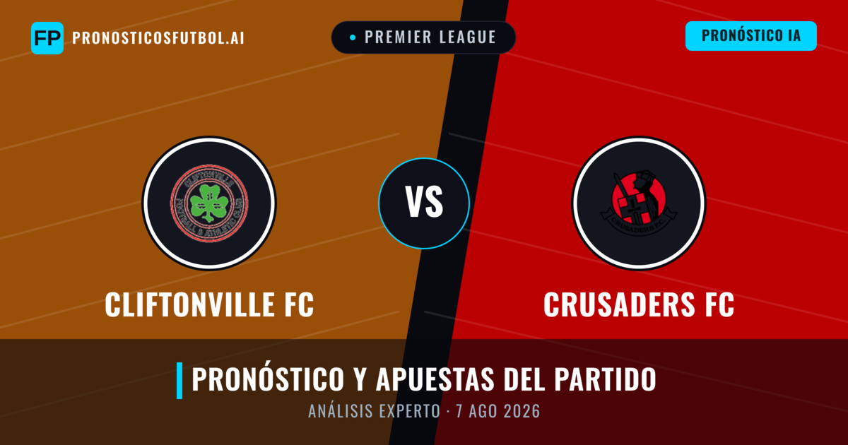 Cliftonville FC vs Crusaders FC — pronóstico y previa del partido