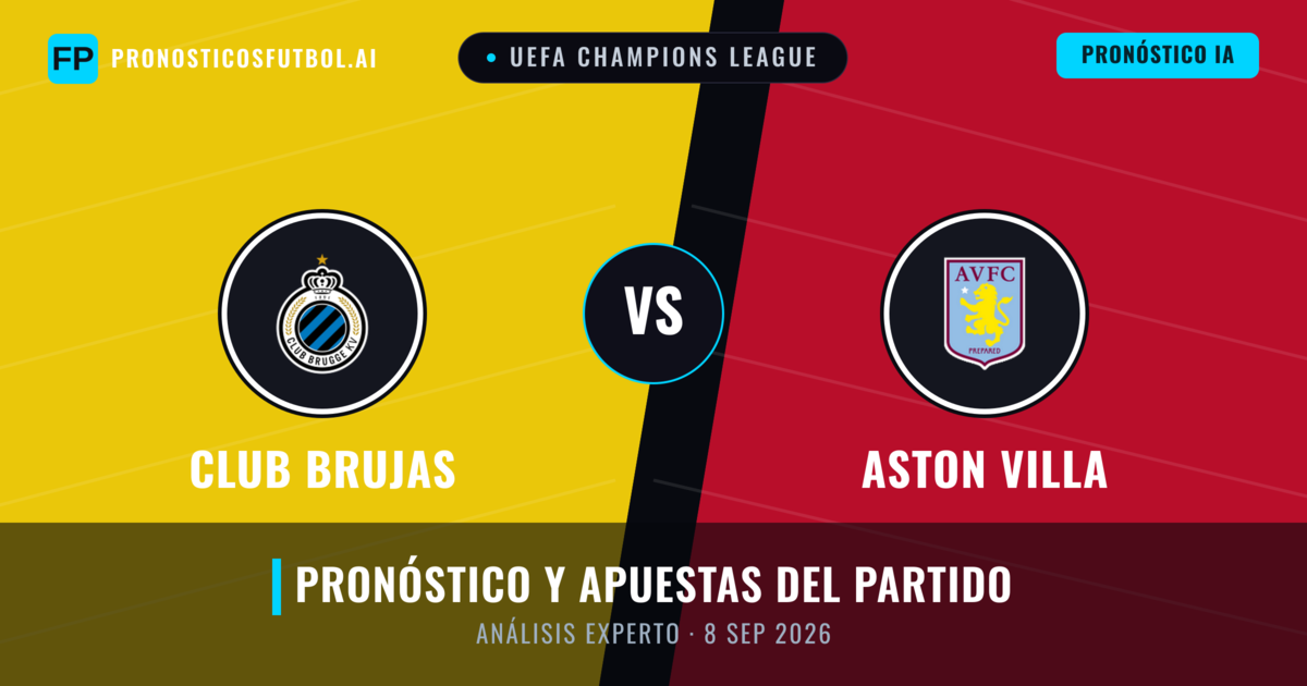 Club Brujas vs Aston Villa — pronóstico y previa del partido