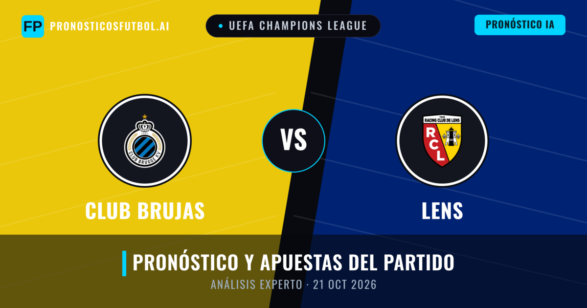 Club Brujas vs Lens — pronóstico y previa del partido