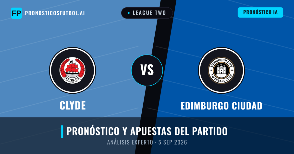 Clyde vs Edimburgo Ciudad — pronóstico y previa del partido