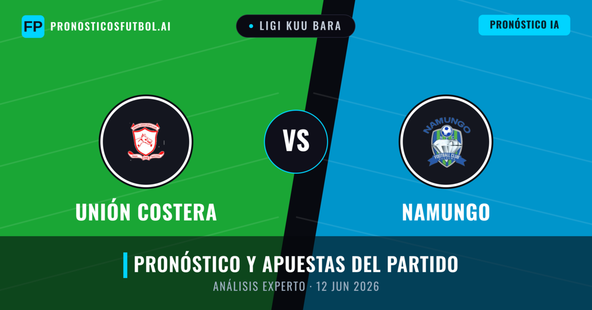 Unión Costera vs Namungo — pronóstico y previa del partido