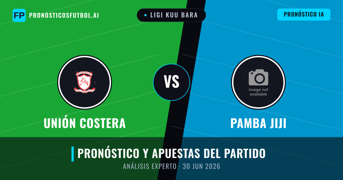 Unión Costera vs Pamba Jiji — pronóstico y previa del partido