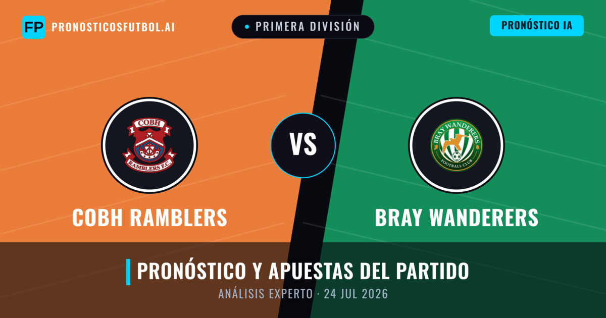 Cobh Ramblers vs Bray Wanderers — pronóstico y previa del partido
