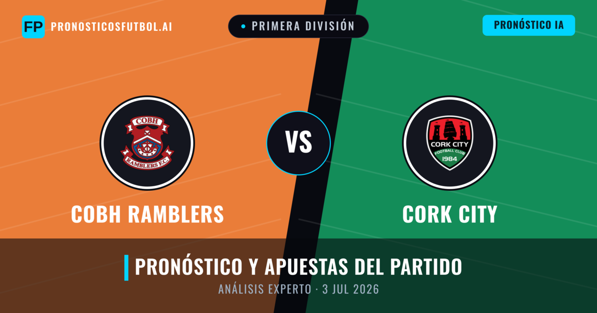 Cobh Ramblers vs Cork City — pronóstico y previa del partido