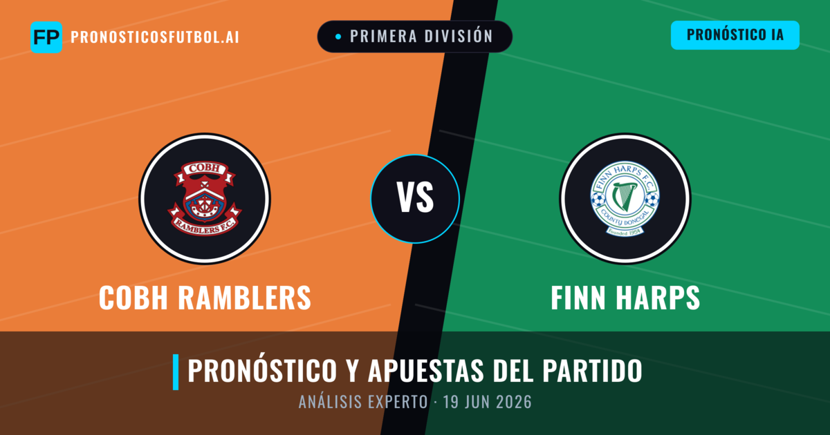 Cobh Ramblers vs Finn Harps — pronóstico y previa del partido