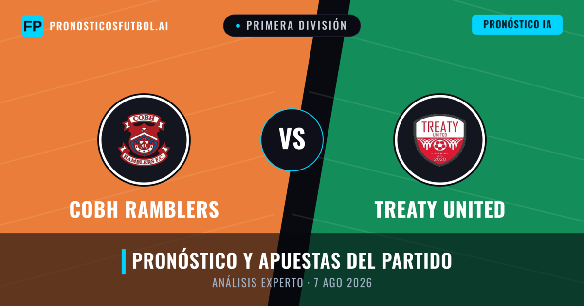 Cobh Ramblers vs Treaty United — pronóstico y previa del partido