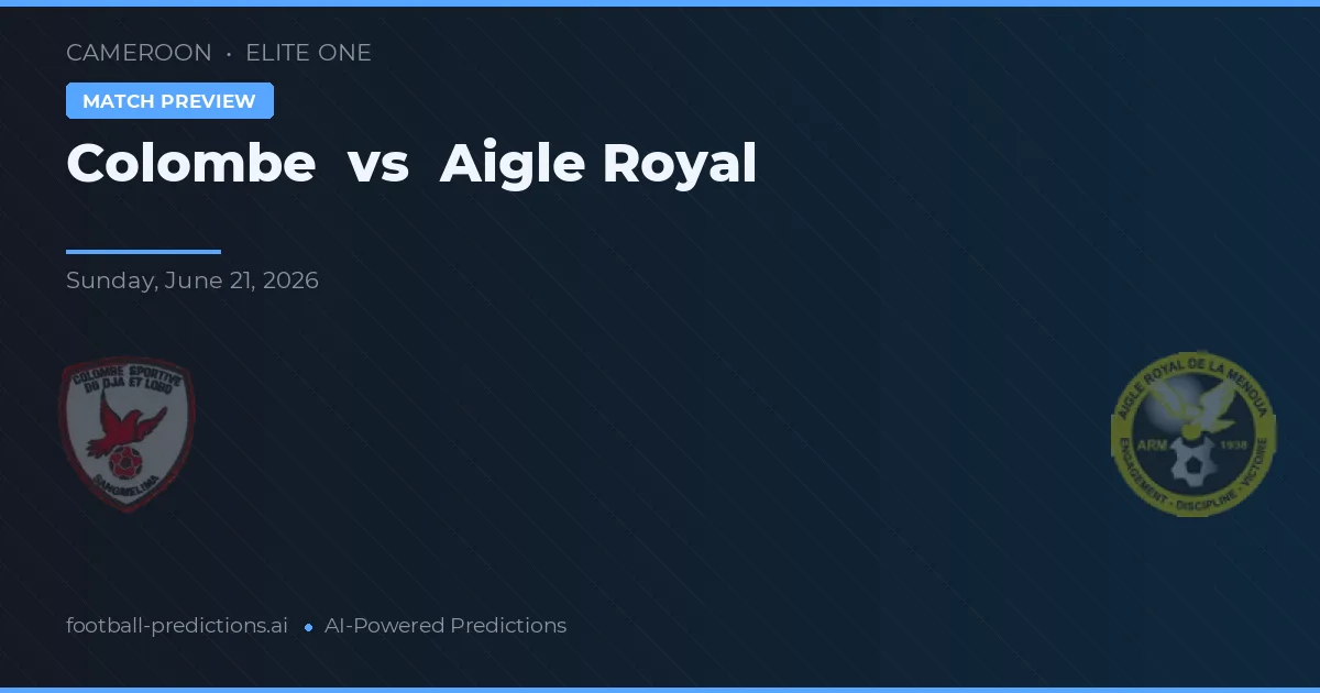Colombe vs Aigle Royal — pronóstico y previa del partido
