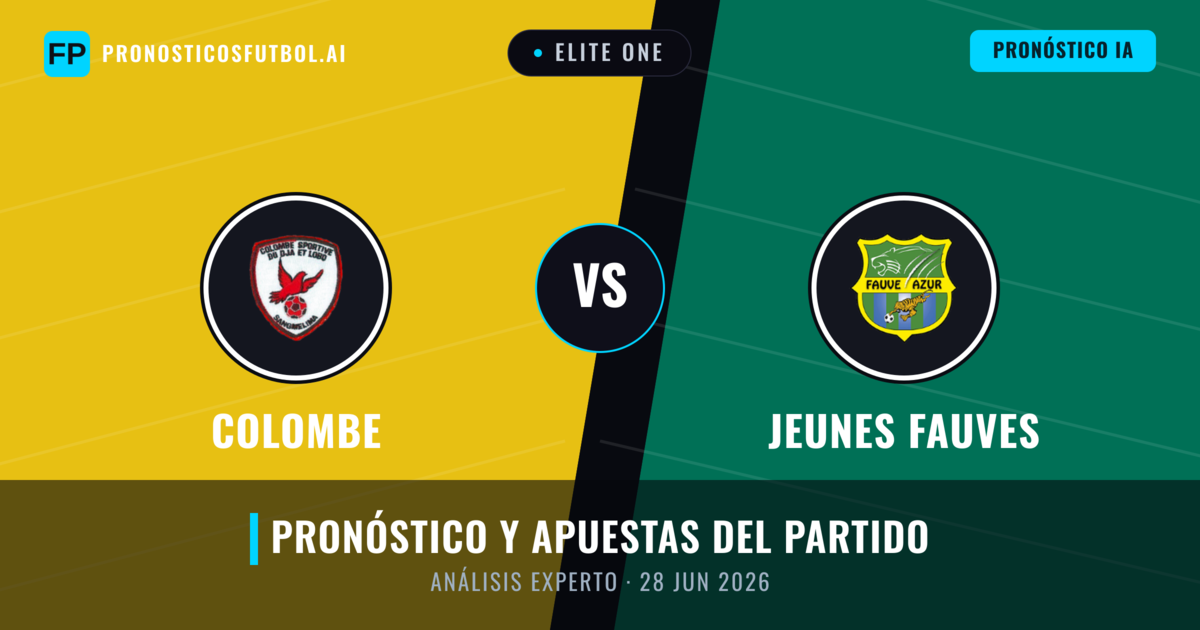 Colombe vs Jeunes Fauves — pronóstico y previa del partido