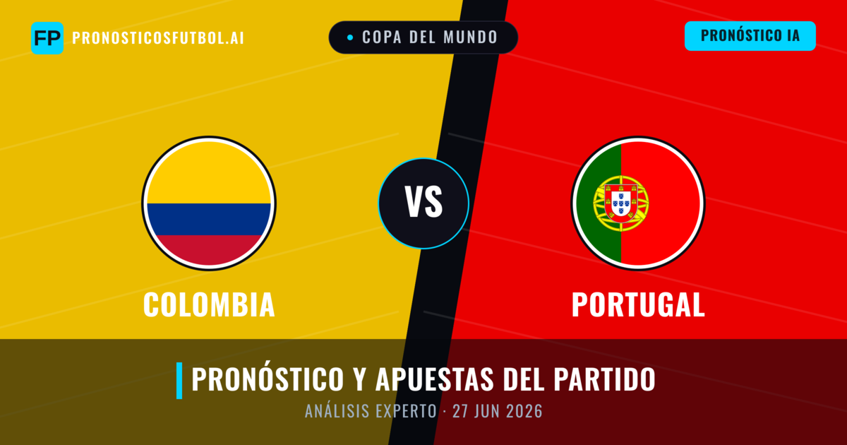 Colombia vs Portugal — pronóstico y previa del partido