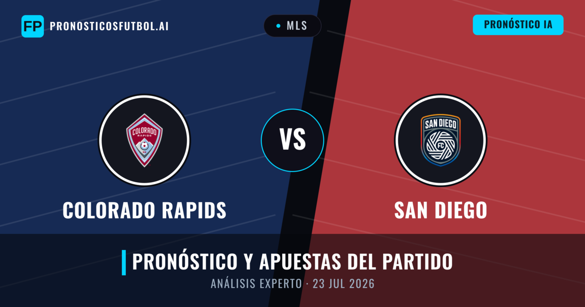 Colorado Rapids vs San Diego — pronóstico y previa del partido