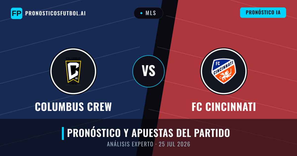 Columbus Crew vs FC Cincinnati — pronóstico y previa del partido