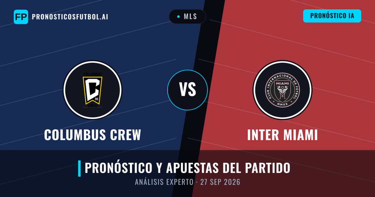 Columbus Crew vs Inter Miami — pronóstico y previa del partido