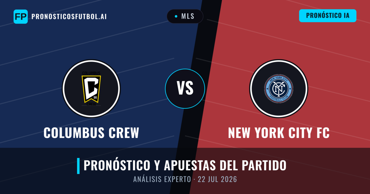 Columbus Crew vs New York City FC — pronóstico y previa del partido