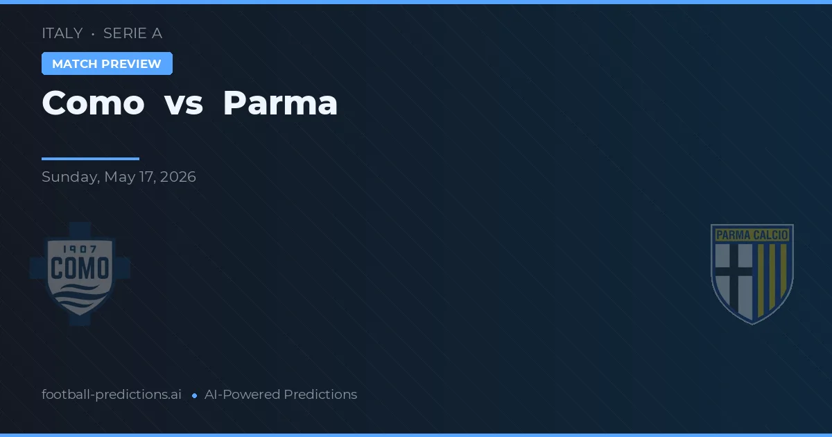 Como vs Parma — pronóstico y previa del partido