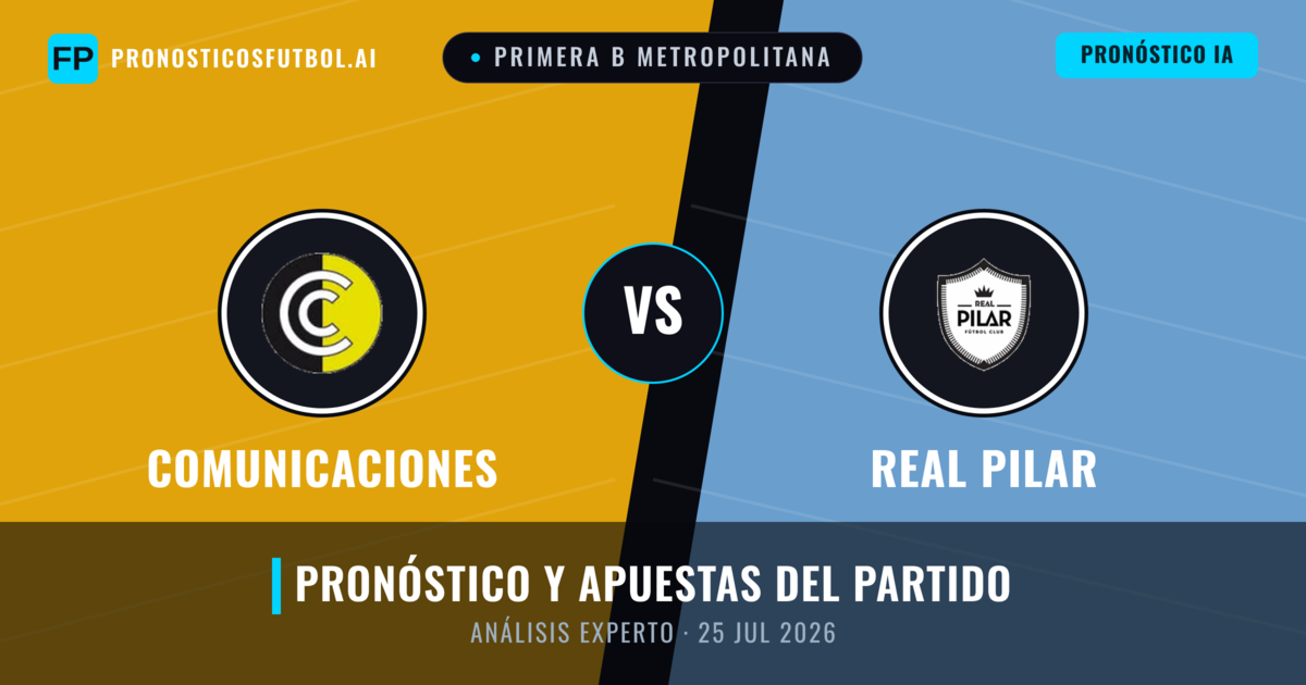Comunicaciones vs Real Pilar — pronóstico y previa del partido