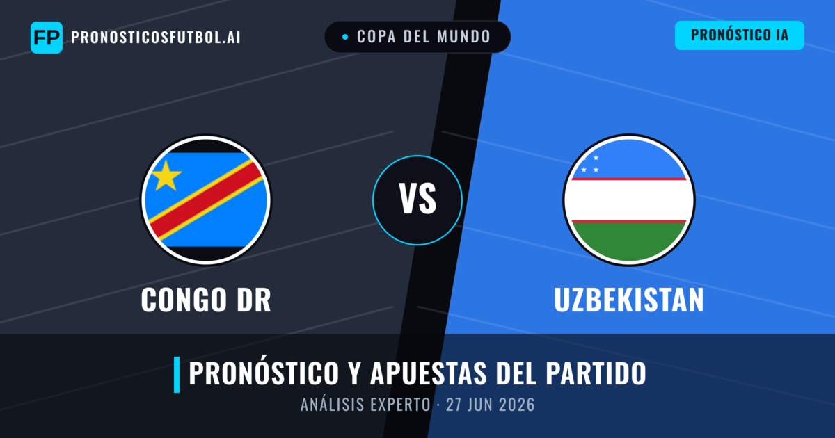 Congo DR vs Uzbekistan — pronóstico y previa del partido