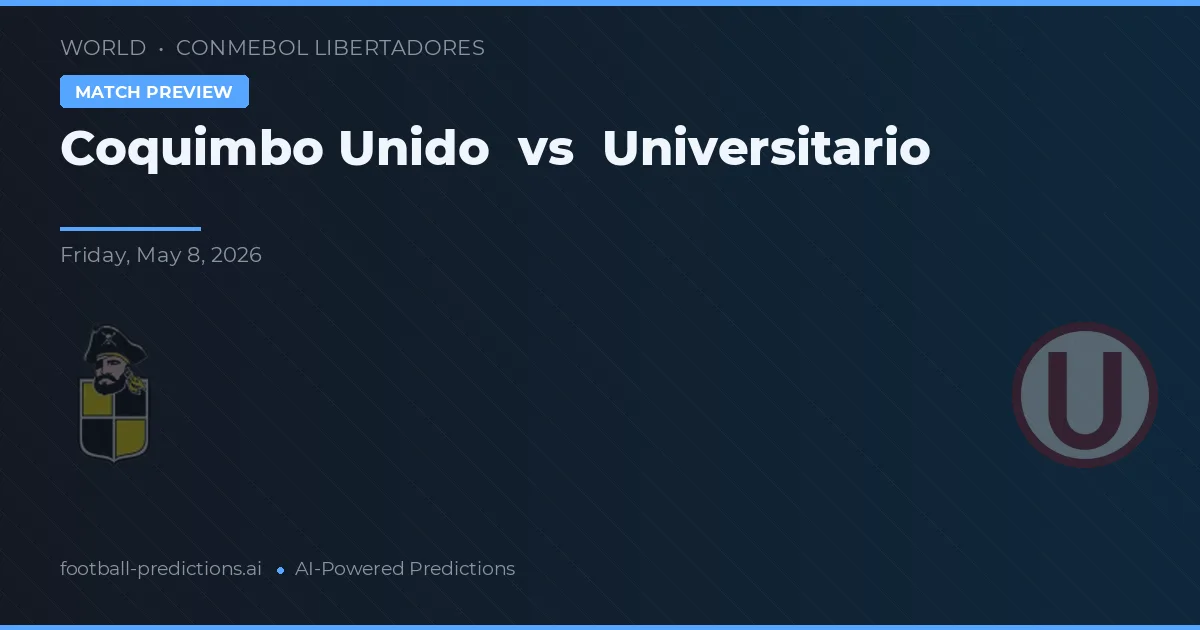 Coquimbo Unido vs Universitario preview