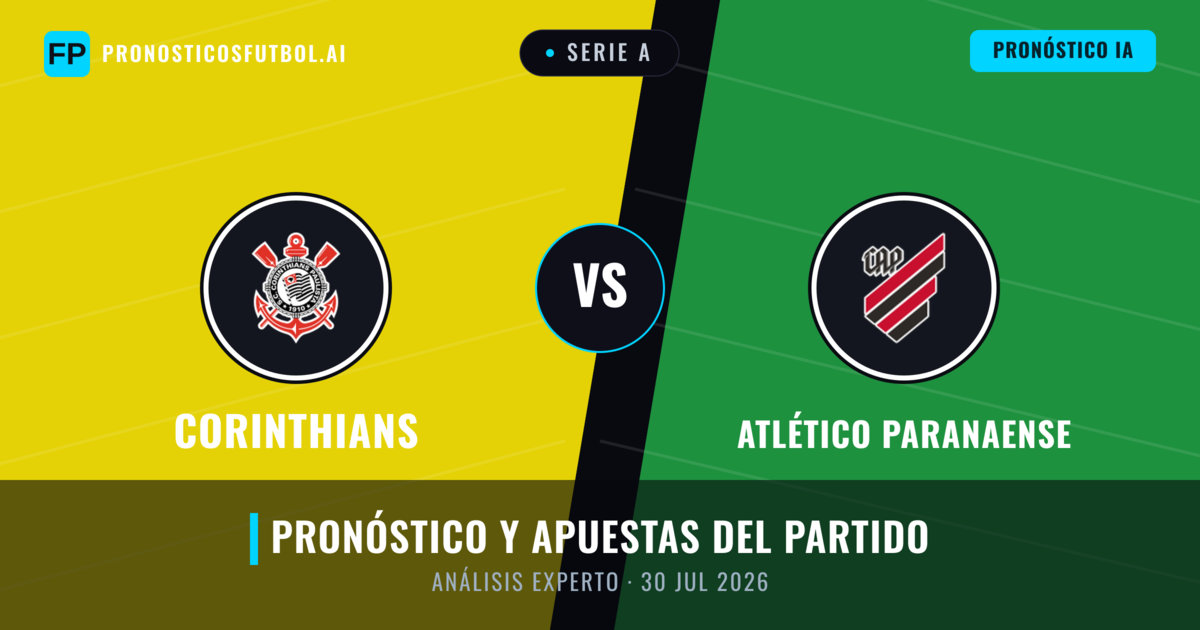 Corinthians vs Atlético Paranaense — pronóstico y previa del partido
