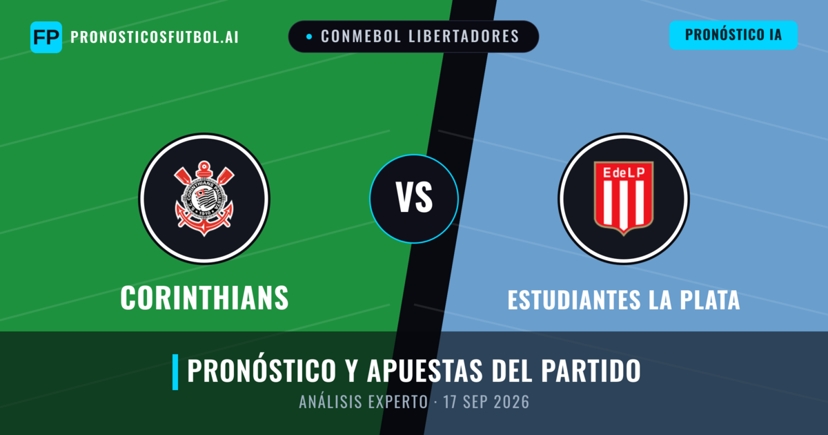 Corinthians vs Estudiantes La Plata — pronóstico y previa del partido