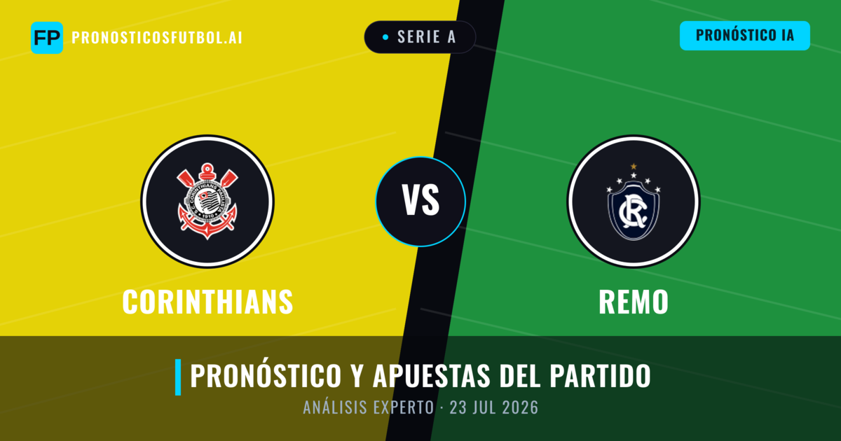 Corinthians vs Remo — pronóstico y previa del partido