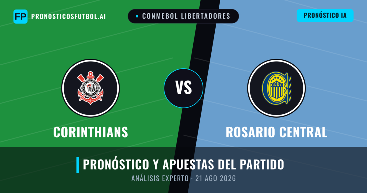 Corinthians vs Rosario Central — pronóstico y previa del partido