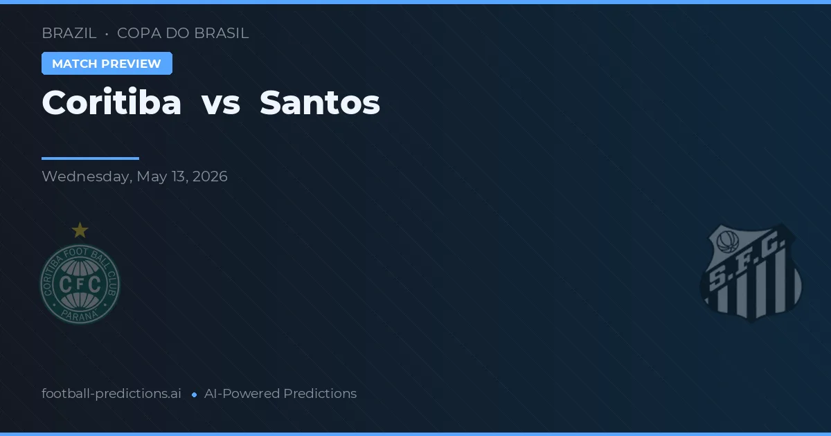 Coritiba vs Santos — pronóstico y previa del partido