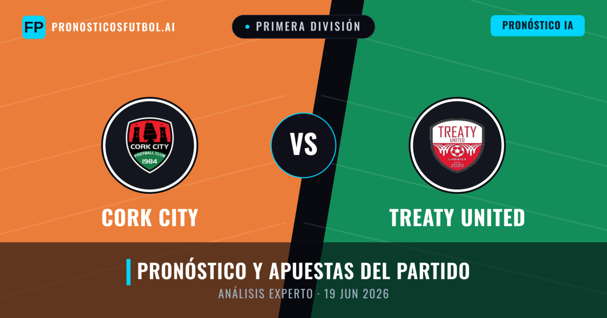 Cork City vs Treaty United — pronóstico y previa del partido