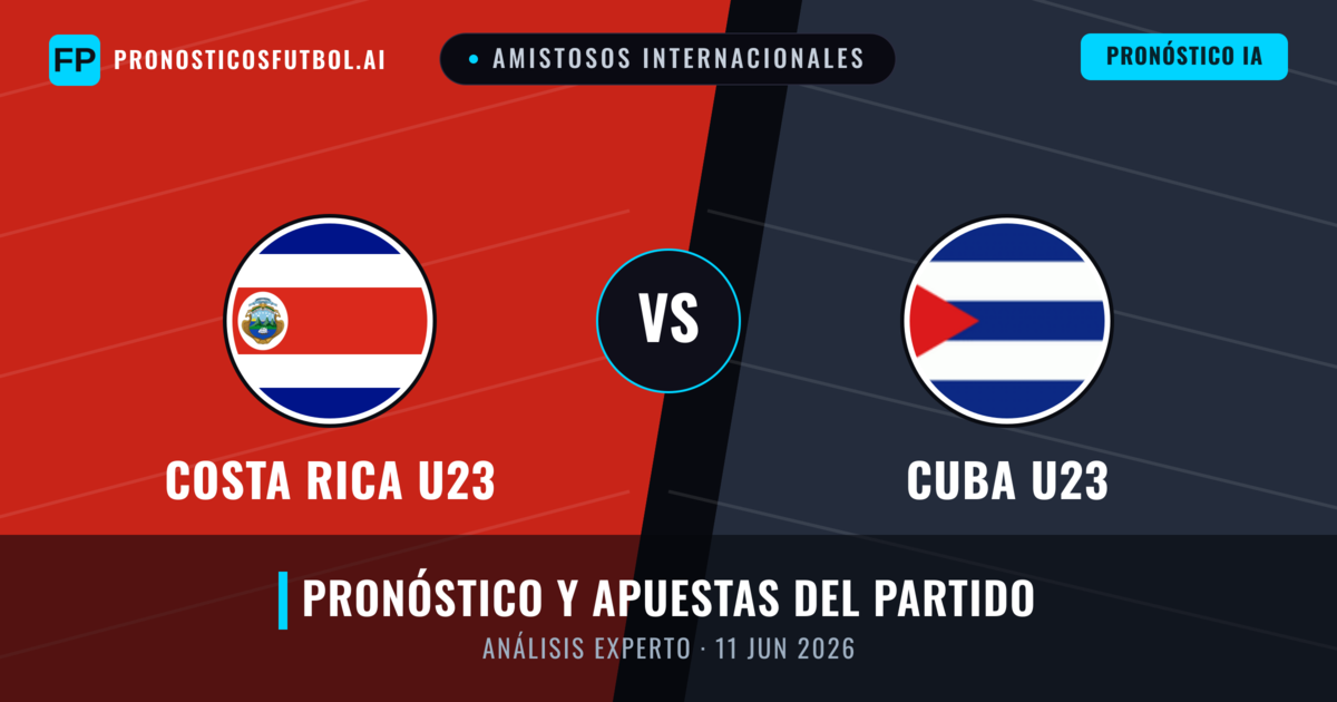 Costa Rica U23 vs Cuba U23 — pronóstico y previa del partido