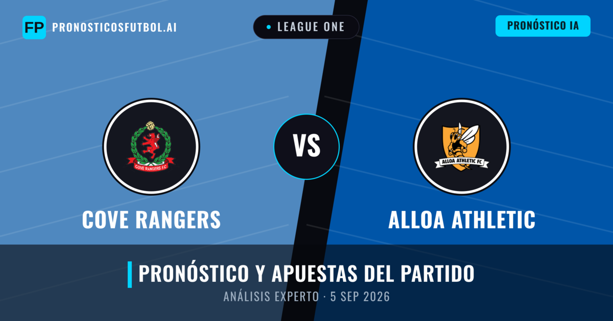 Cove Rangers vs Alloa Athletic — pronóstico y previa del partido