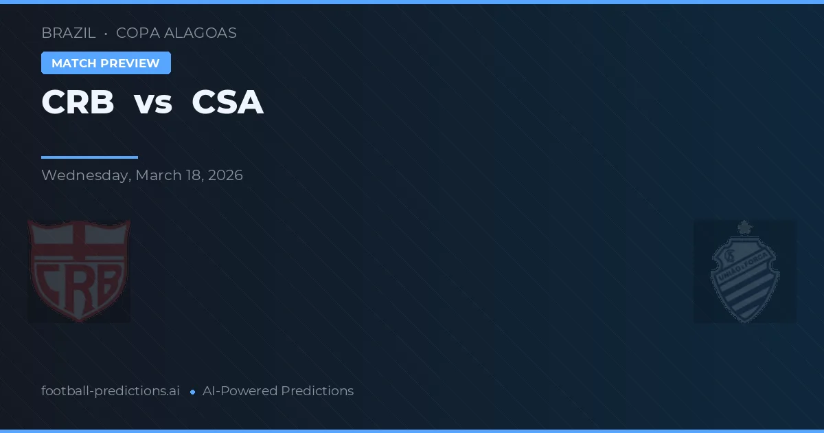 CRB vs CSA — pronóstico y previa del partido