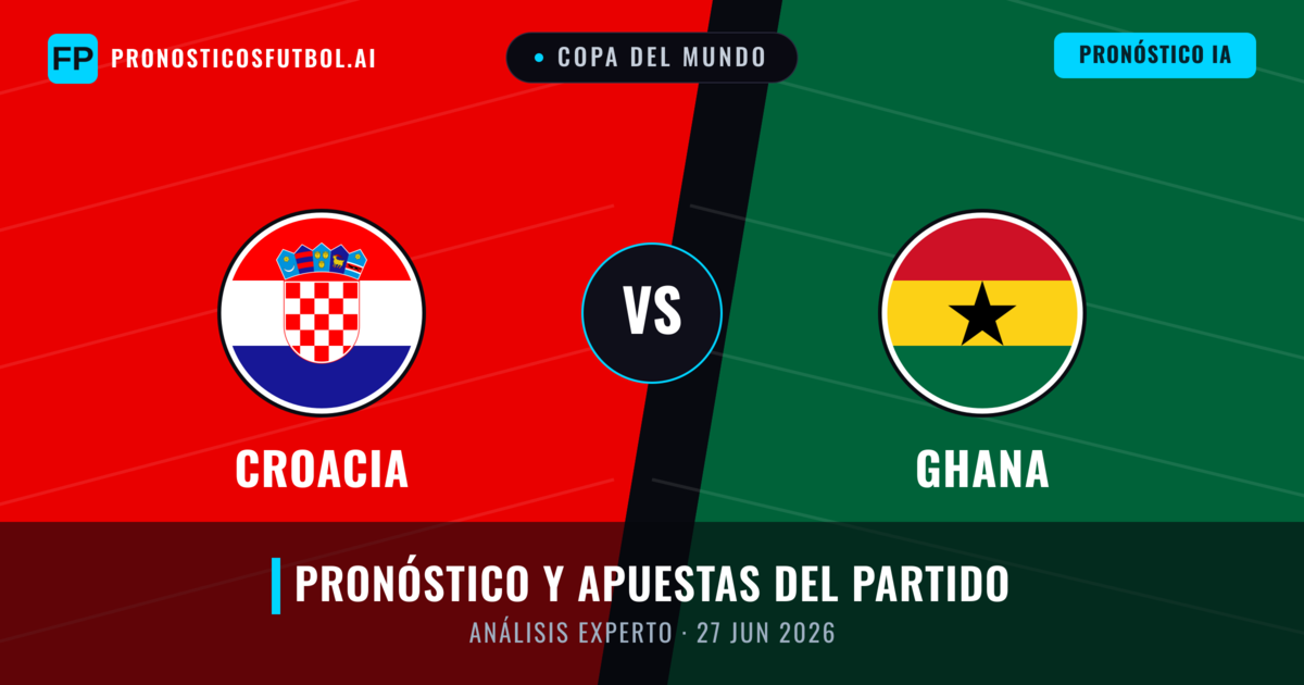 Croacia vs Ghana — pronóstico y previa del partido