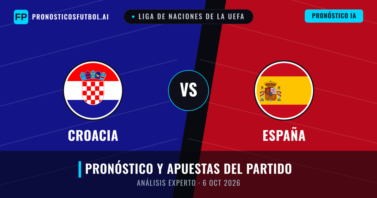Croacia vs España — pronóstico y previa del partido