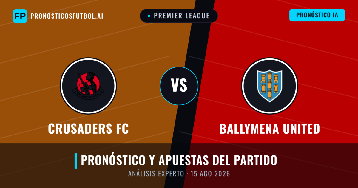 Crusaders FC vs Ballymena United — pronóstico y previa del partido