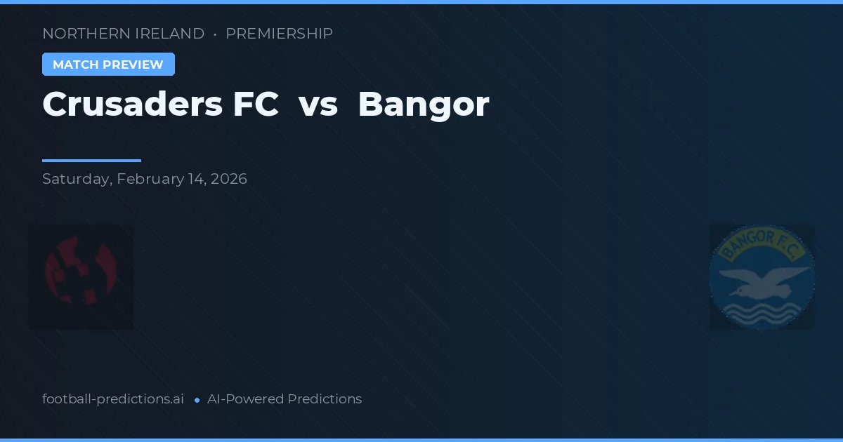 Crusaders FC vs Bangor — pronóstico y previa del partido
