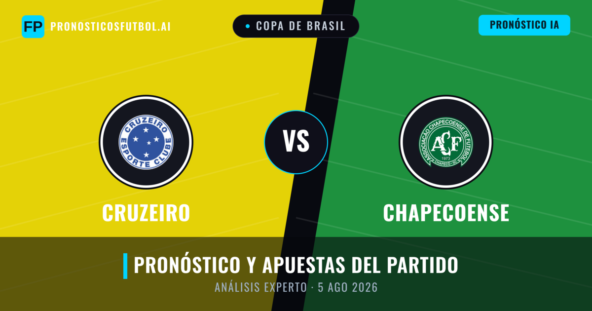 Cruzeiro vs Chapecoense — pronóstico y previa del partido