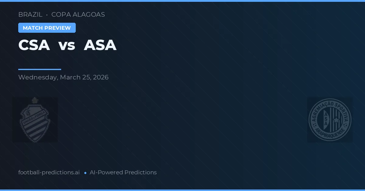 ASA vs CSA — pronóstico y previa del partido
