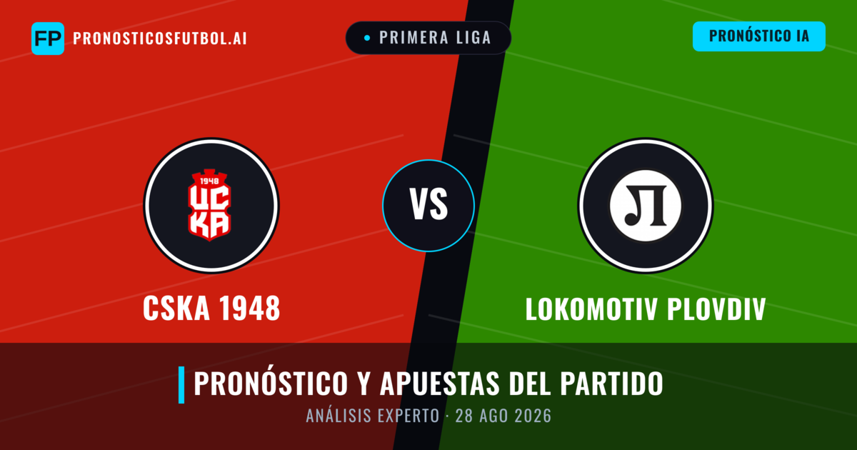 CSKA 1948 vs Lokomotiv Plovdiv — pronóstico y previa del partido