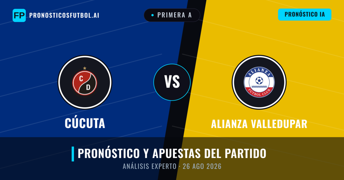 Cúcuta vs Alianza Valledupar — pronóstico y previa del partido