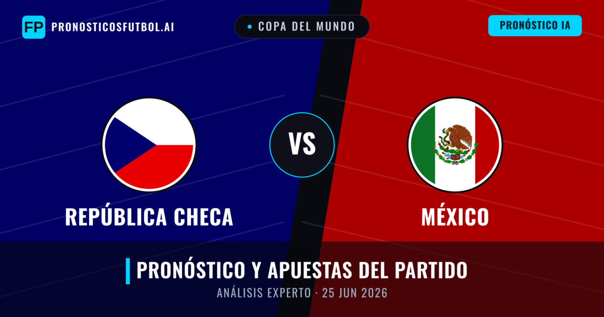 República Checa vs México — pronóstico y previa del partido