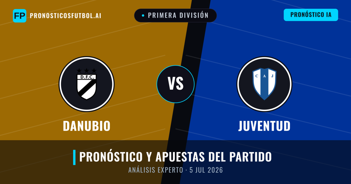 Danubio vs Juventud — pronóstico y previa del partido