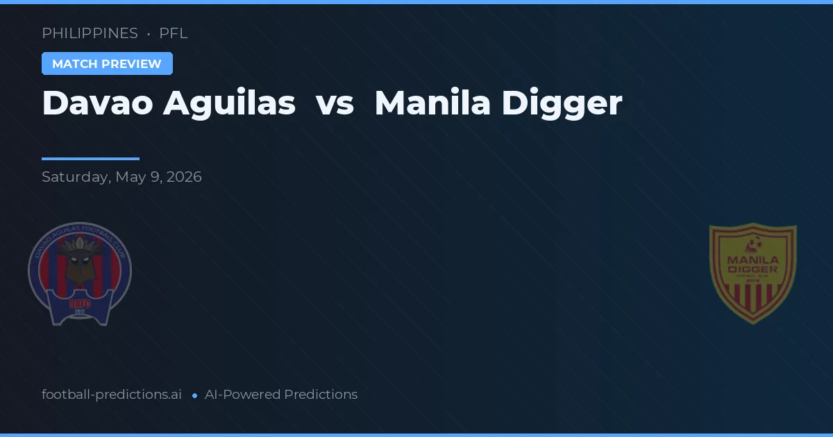 Davao Aguilas vs Manila Digger — pronóstico y previa del partido