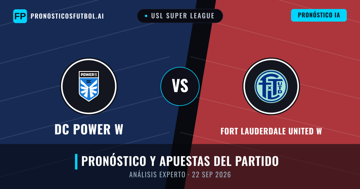 DC Power W vs Fort Lauderdale United W — pronóstico y previa del partido