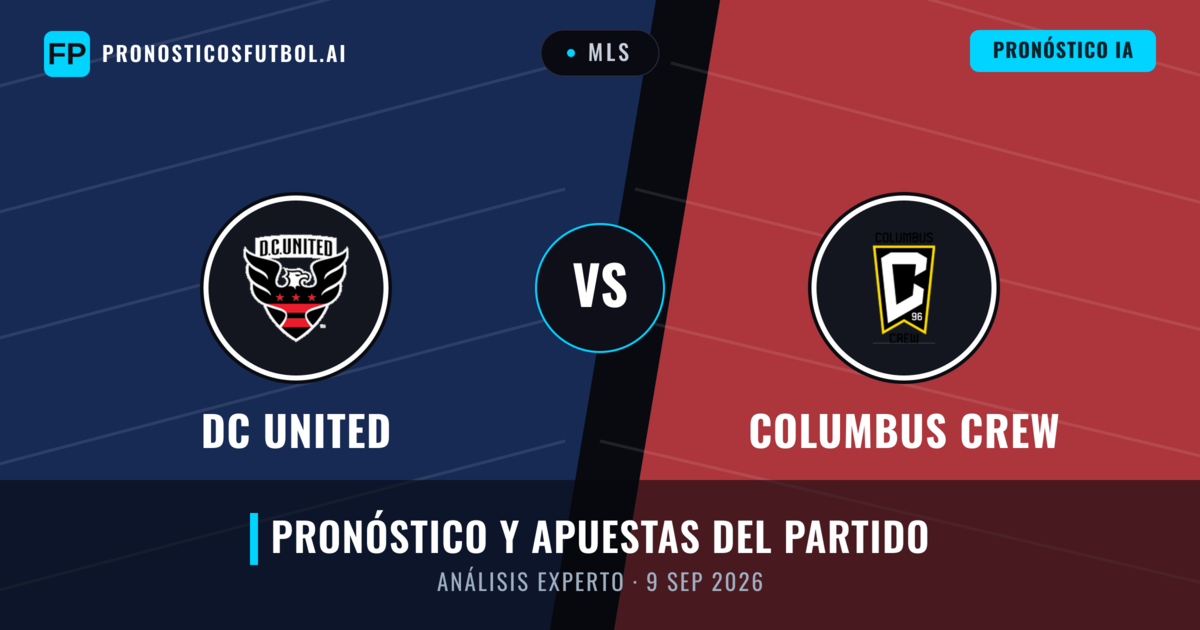 DC United vs Columbus Crew — pronóstico y previa del partido