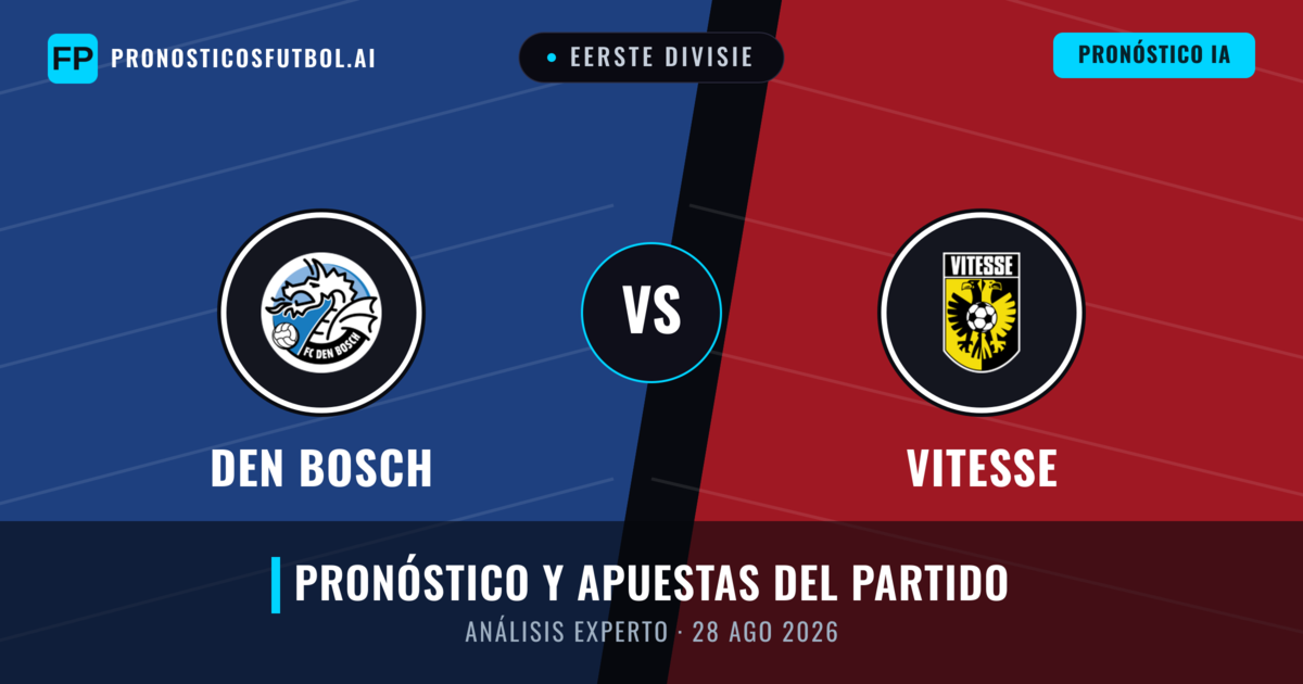 Den Bosch vs Vitesse — pronóstico y previa del partido