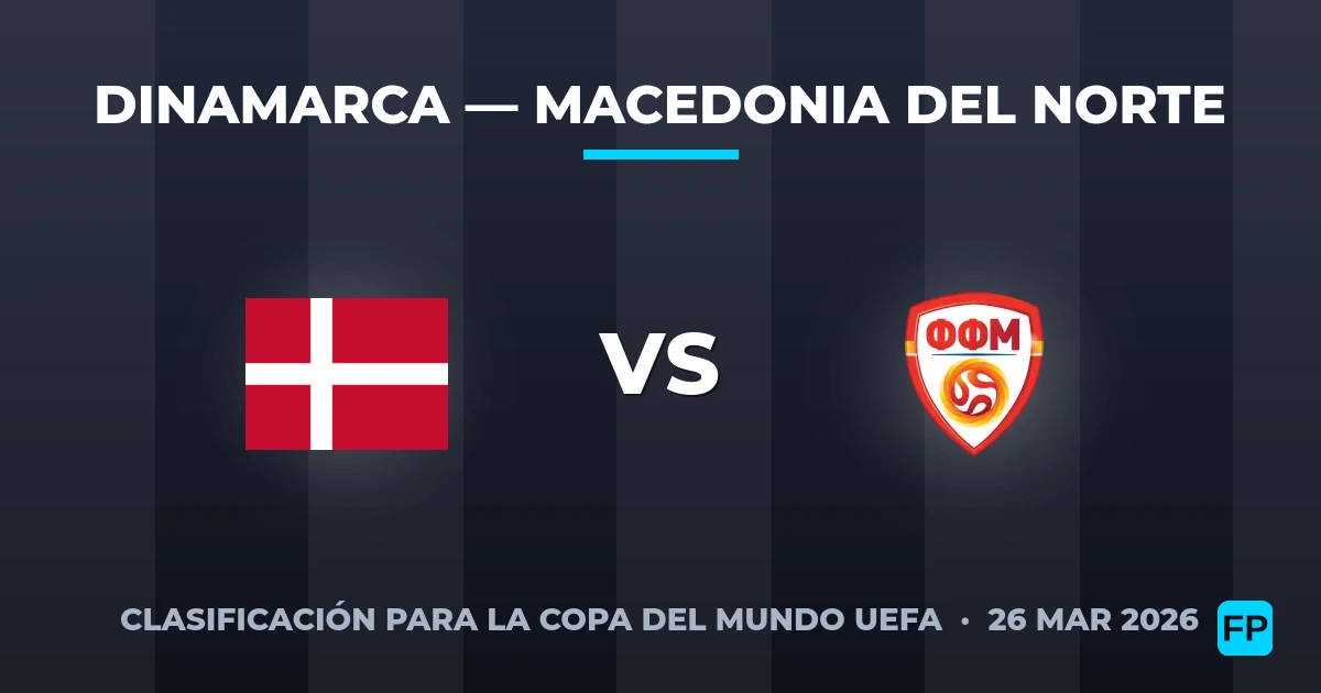 Dinamarca vs Macedonia del Norte — pronóstico y previa del partido