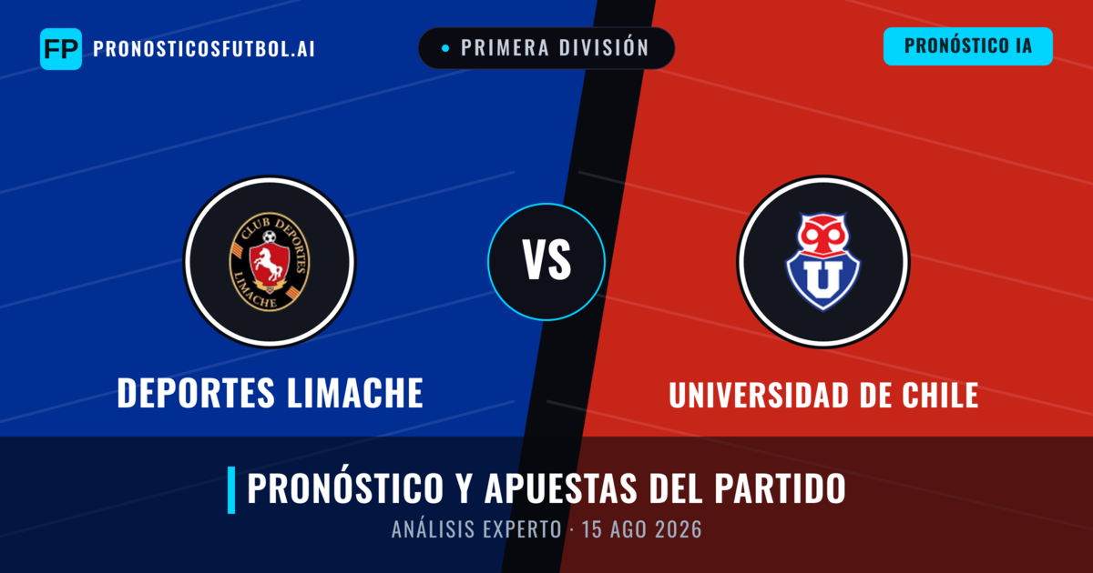 Deportes Limache vs Universidad de Chile — pronóstico y previa del partido