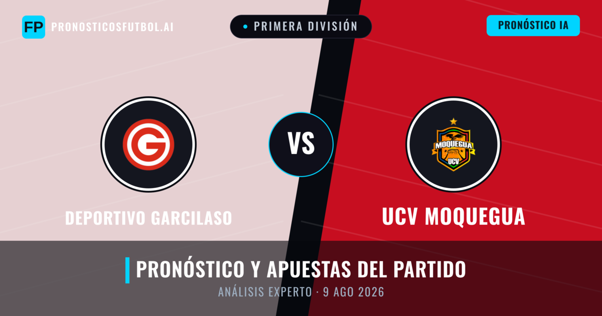 Deportivo Garcilaso vs UCV Moquegua — pronóstico y previa del partido