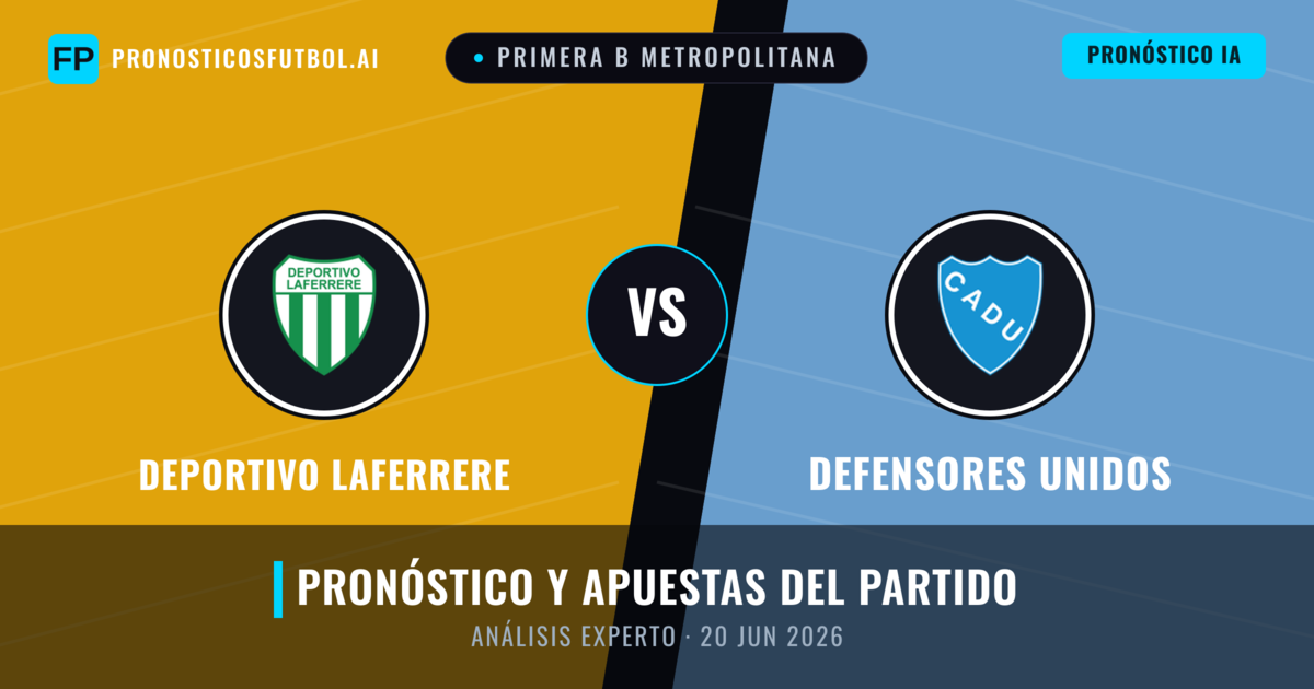 Deportivo Laferrere vs Defensores Unidos — pronóstico y previa del partido